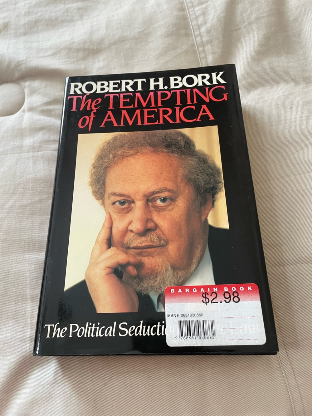 The Tempting of America Hardcover Book - Black & Red Cover